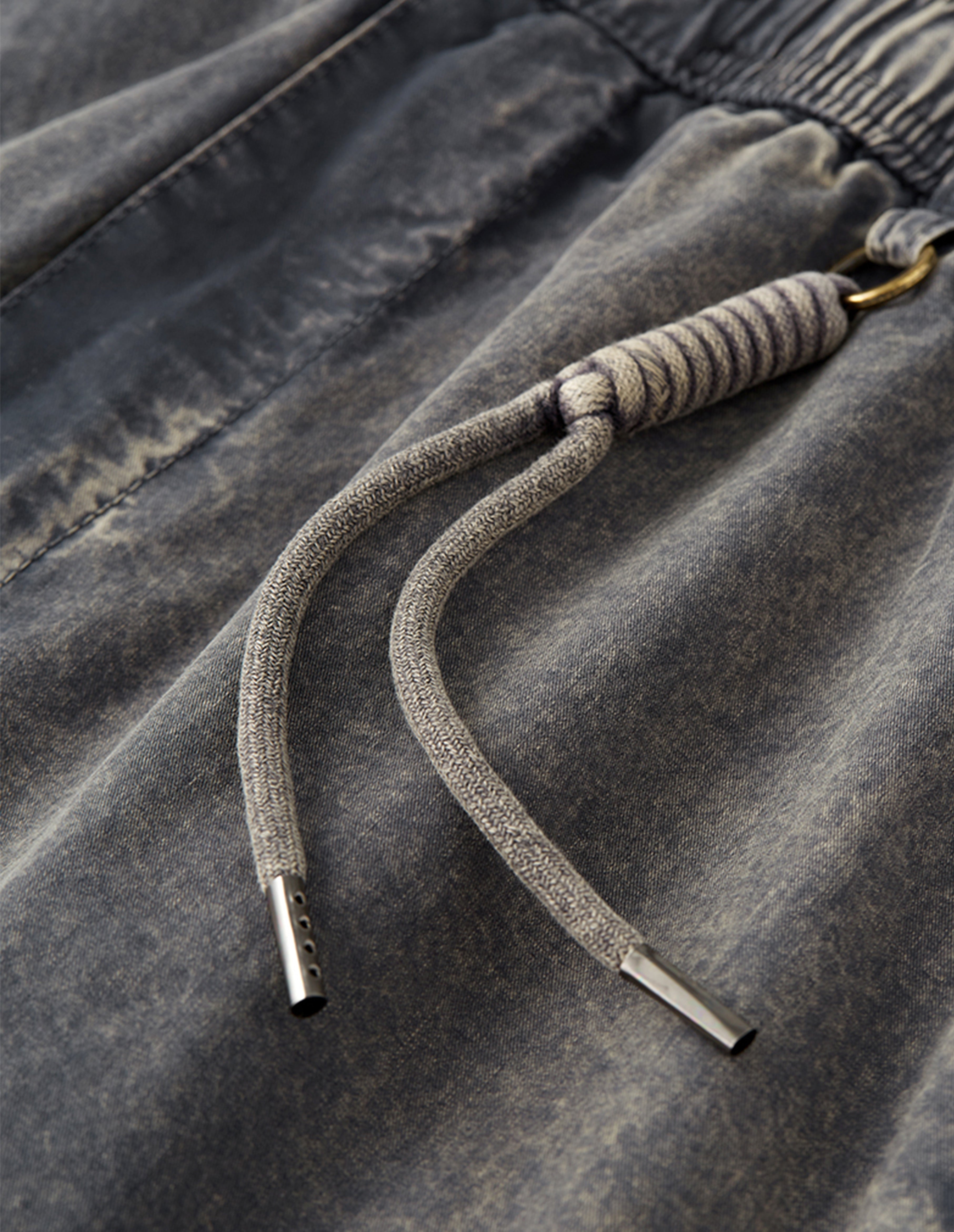 BAKYARDER Vintage Wall Texture Wash Cargo Pants