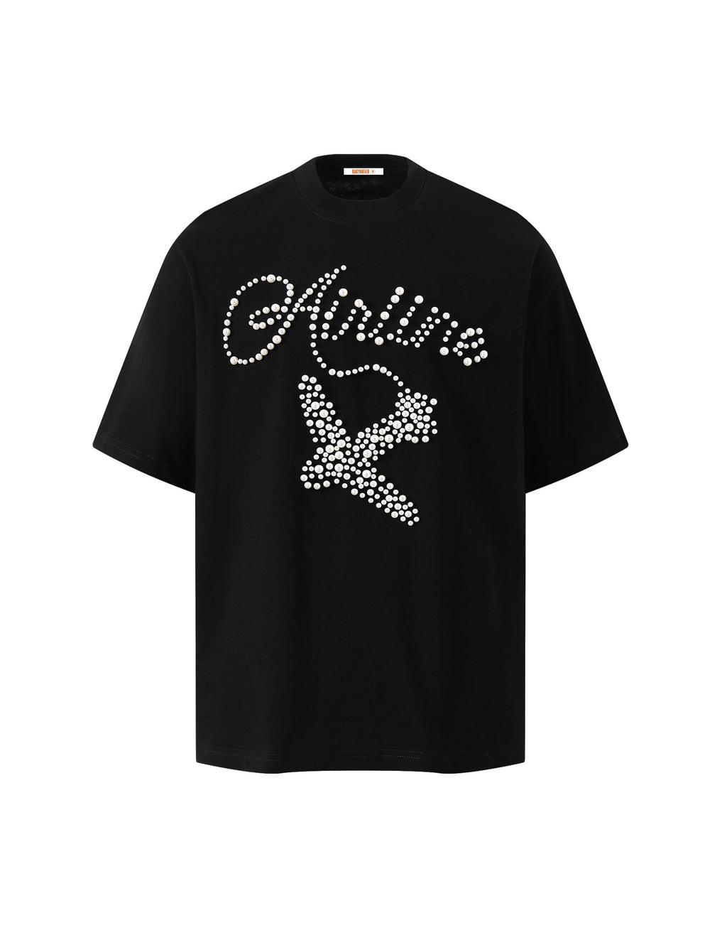 BAKYARDER Airplane Letter Pearl T-Shirt