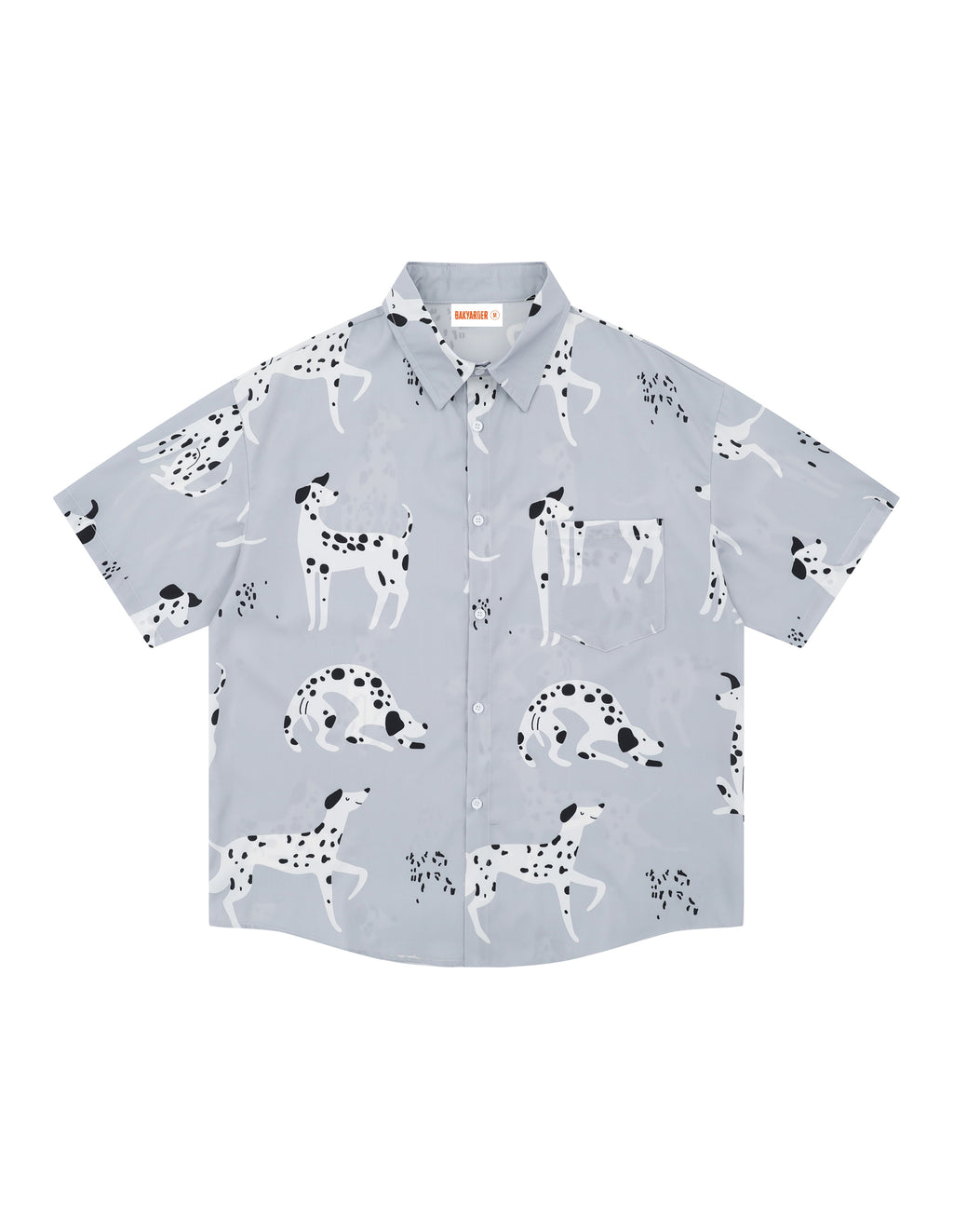 BAKYARDER All-Over Dog Print Shirt