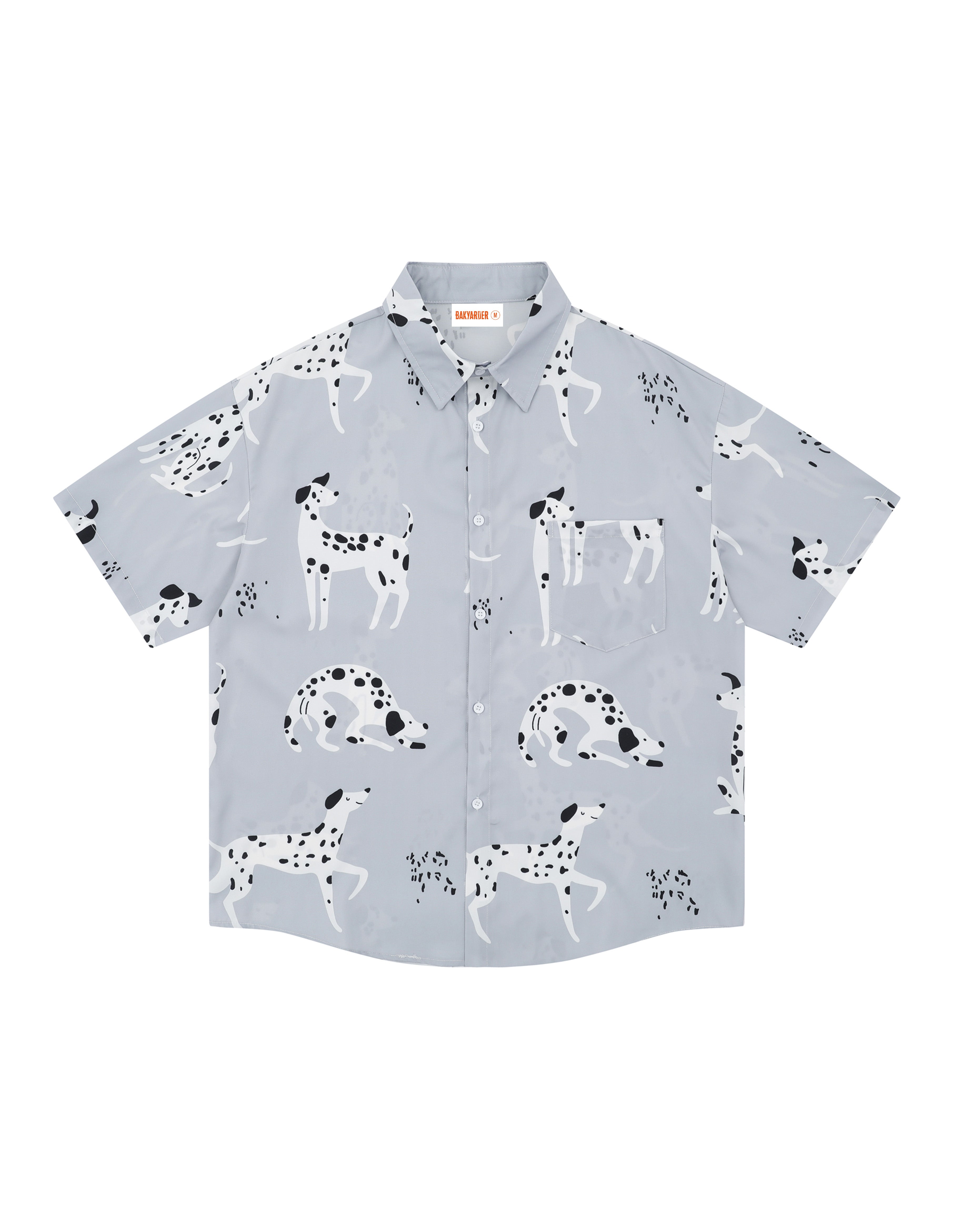 BAKYARDER All-Over Dog Print Shirt