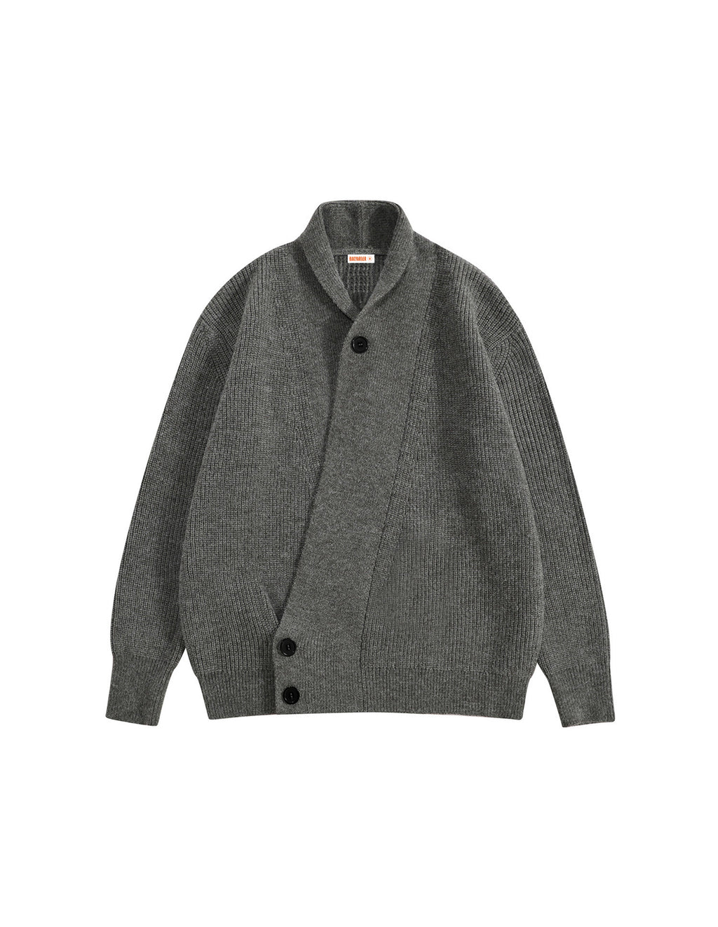 BAKYARDER Asymmetrical Button Cardigan Sweater