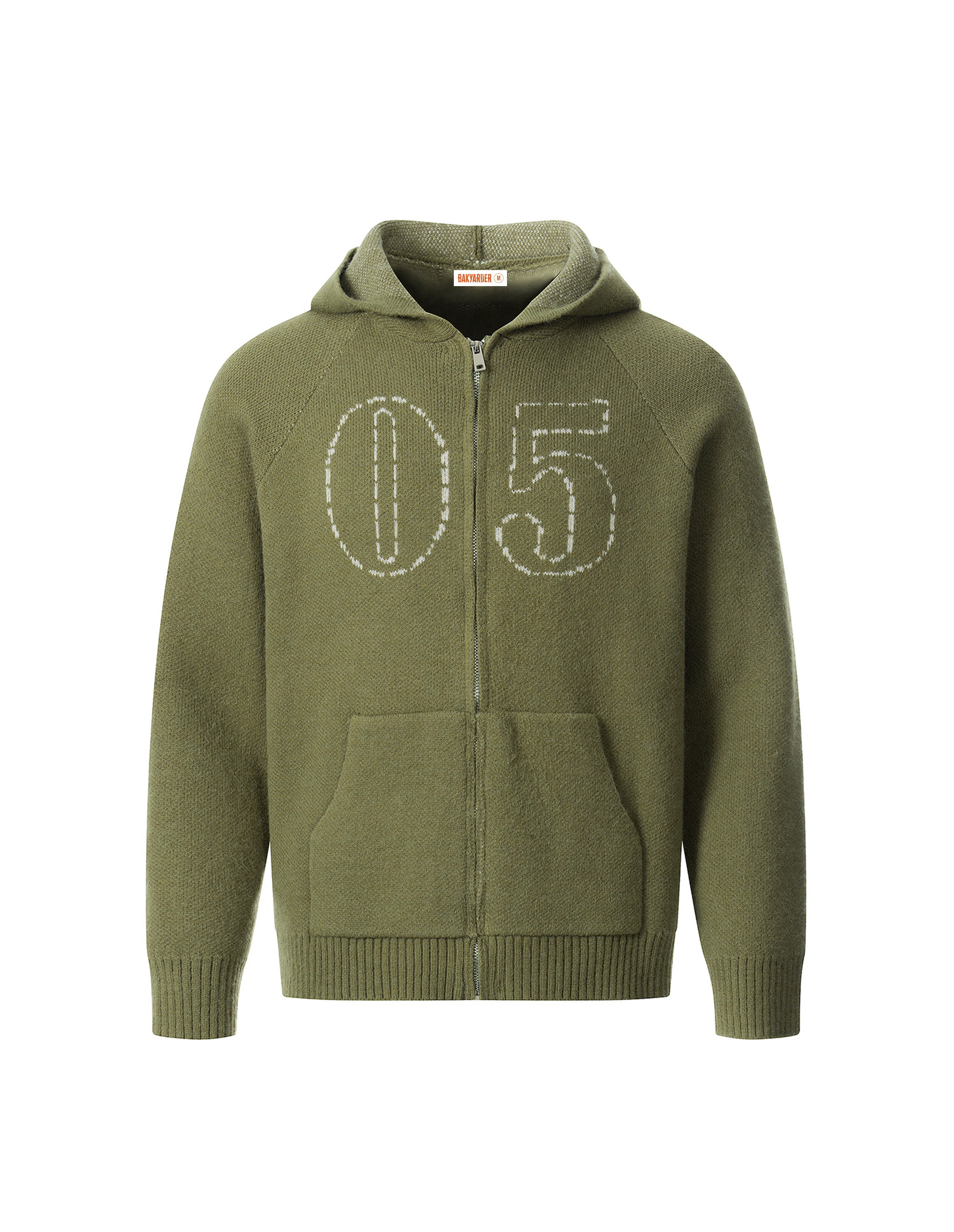 BAKYARDER Casual Hooded Zip-Up Cardigan