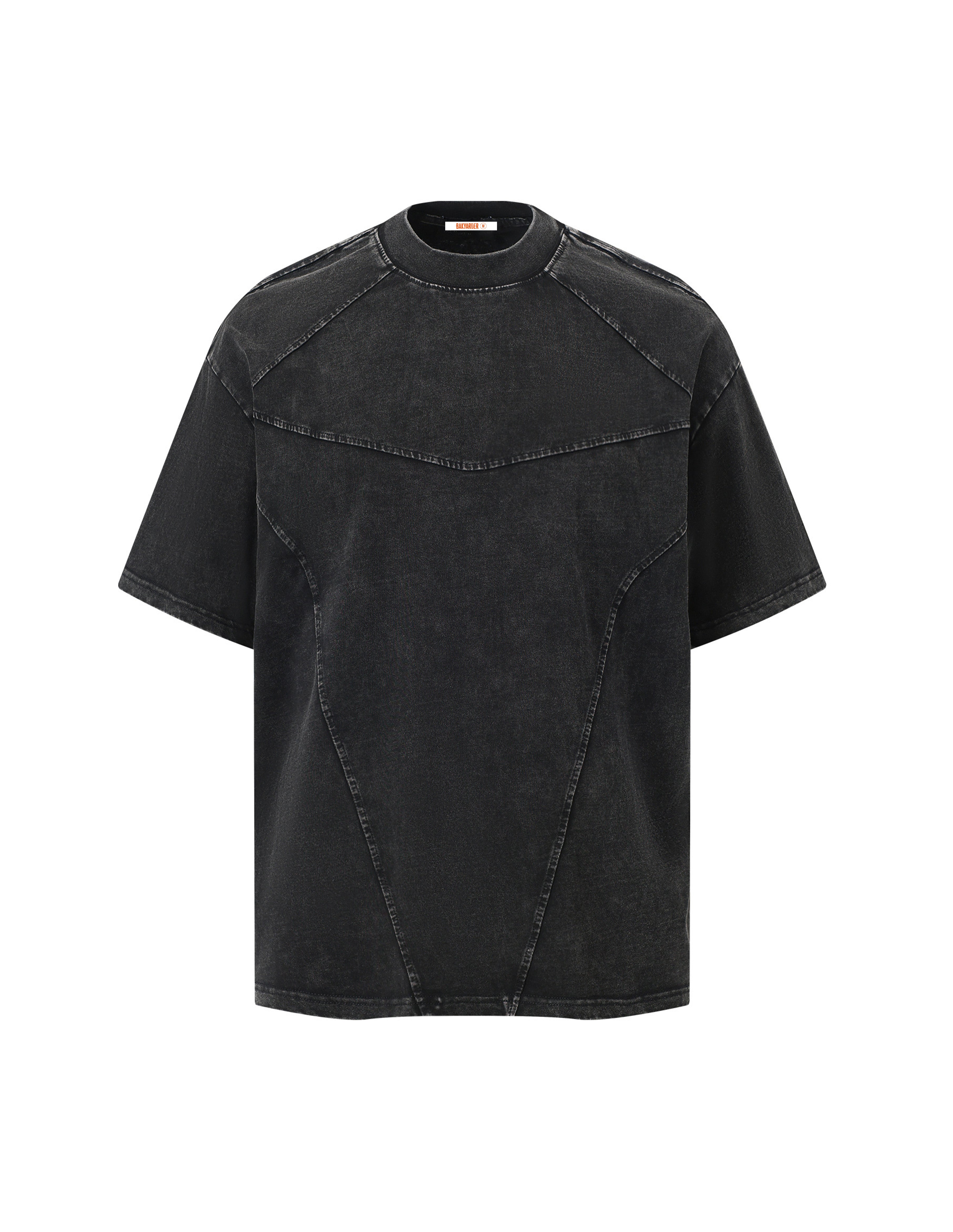 BAKYARDER Deconstructed Patchwork Washed T-Shirt