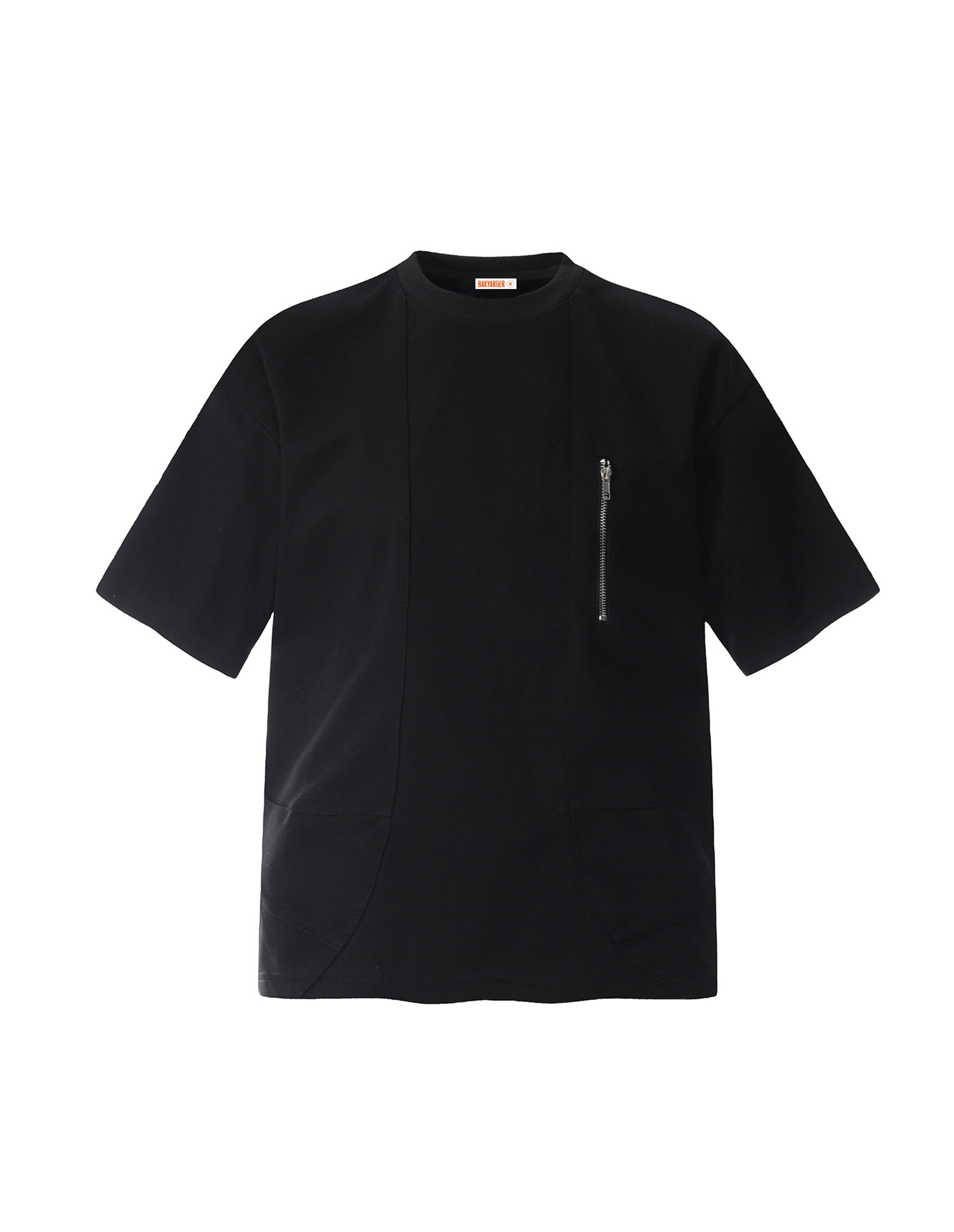 BAKYARDER Deconstructed Zipper T-Shirt