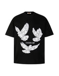 BAKYARDER Peace Dove Embroidered T-Shirt