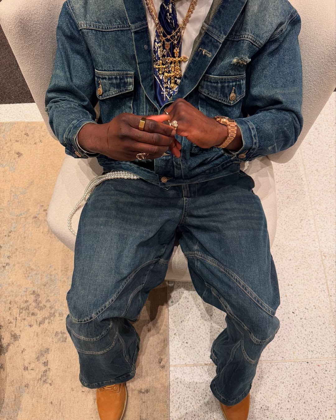 BAKYARDER Vintage Washed Workwear Jacket