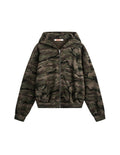 BAKYARDER Vintage Camouflage Hoodie Jacket