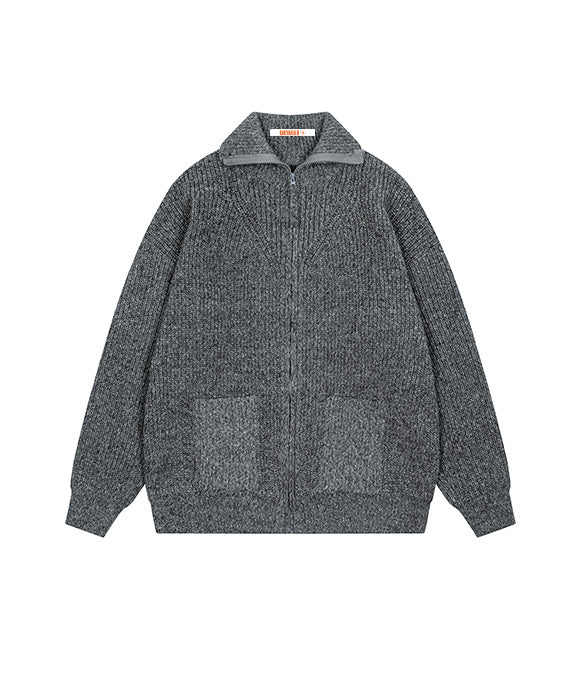 BAKYARDER Vintage Simple V-neck Sweater