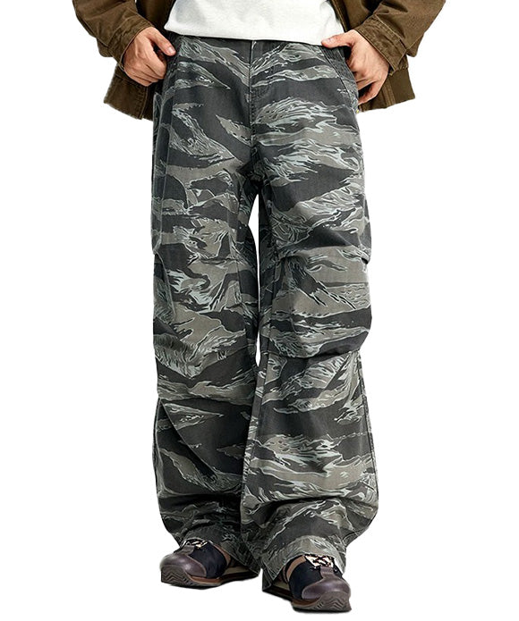 BAKYARDER Vintage Tree Bark Camouflage Pants