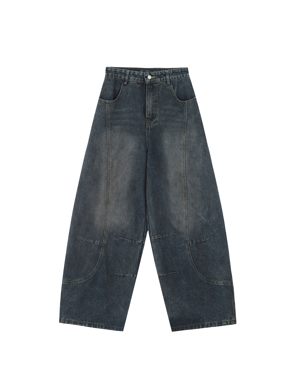 BAKYARDER Vintage Washed Barrel Jeans