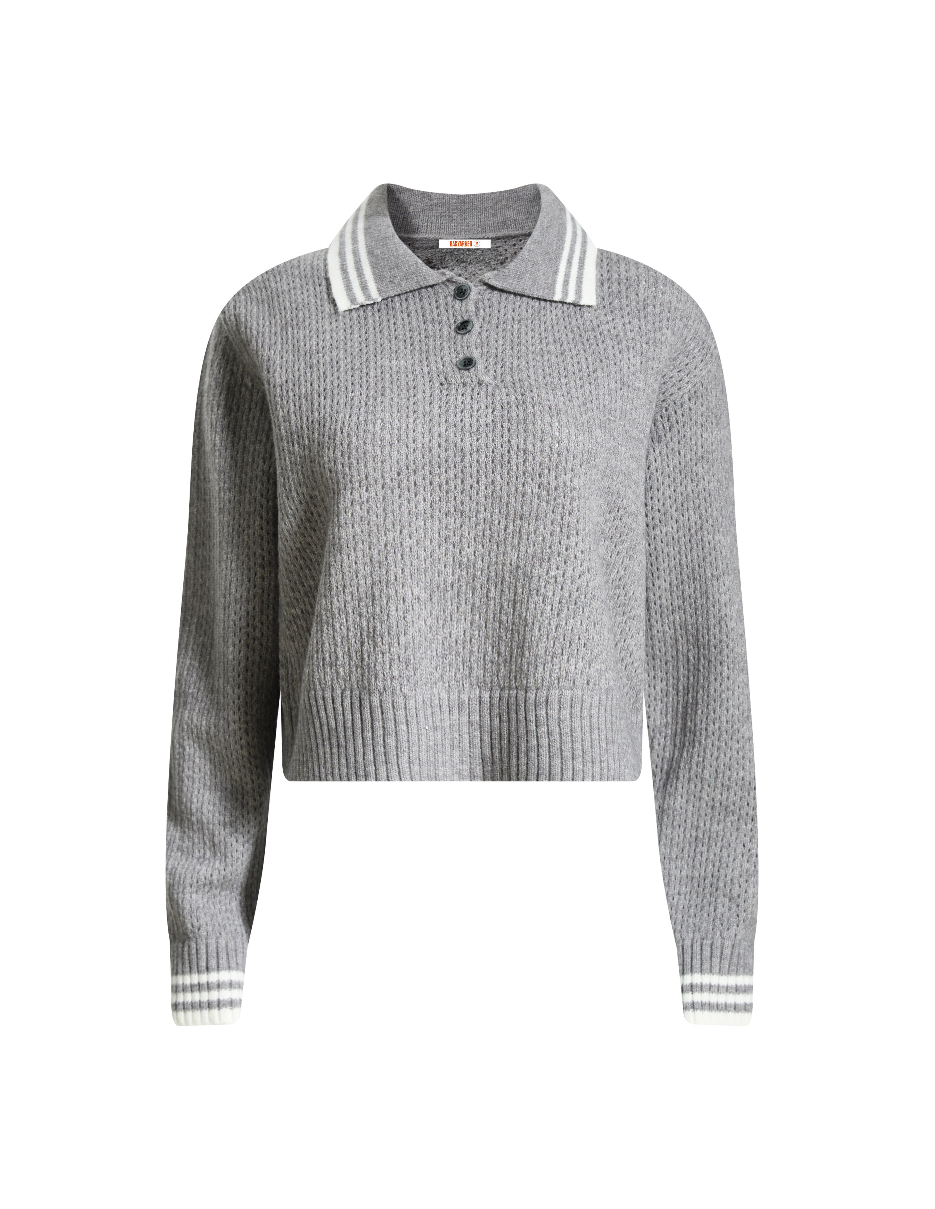 BAKYARDER Women's Lapel Short Casual Sweater