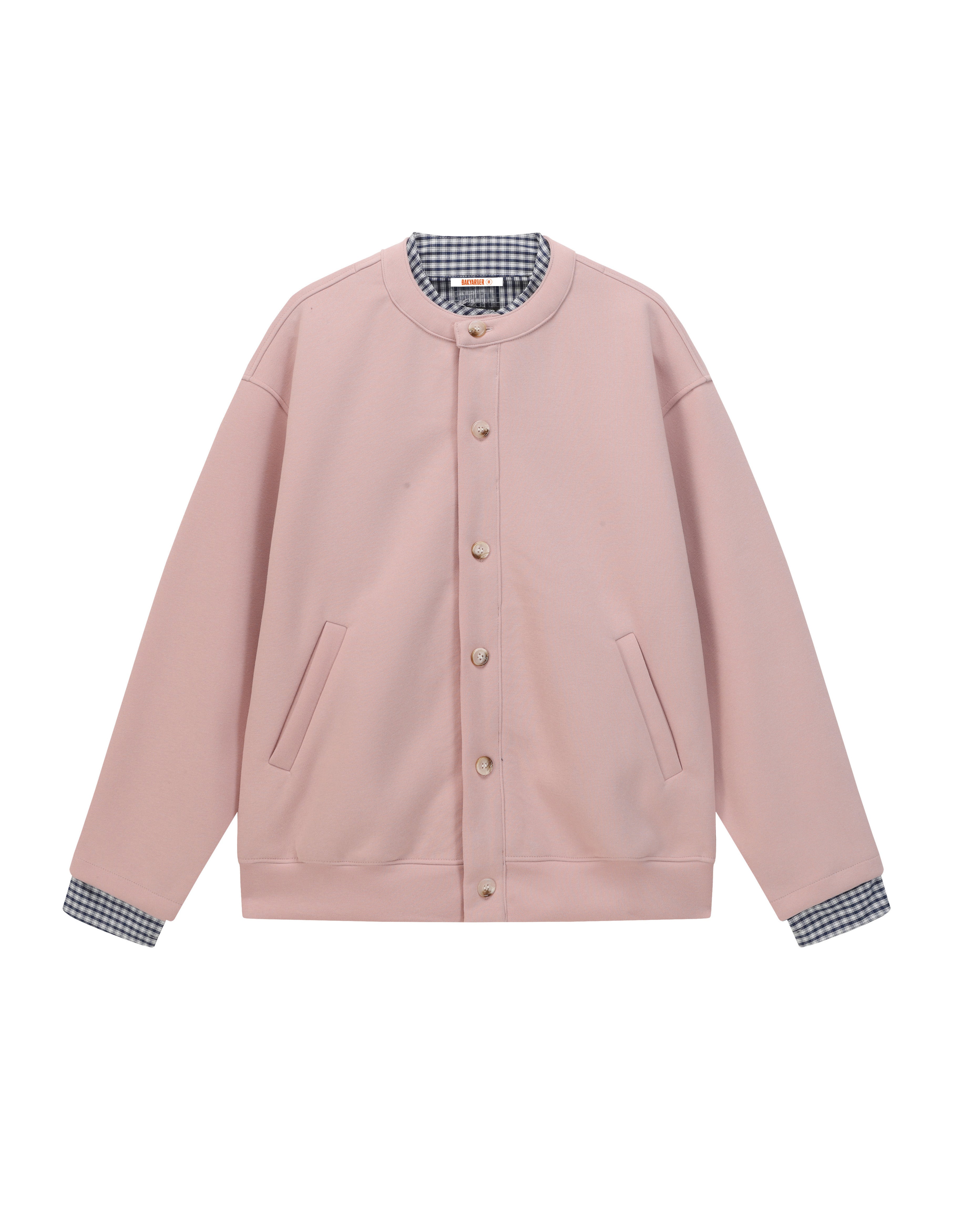 BAKYARDER Women's Layered Crew Neck Jacket