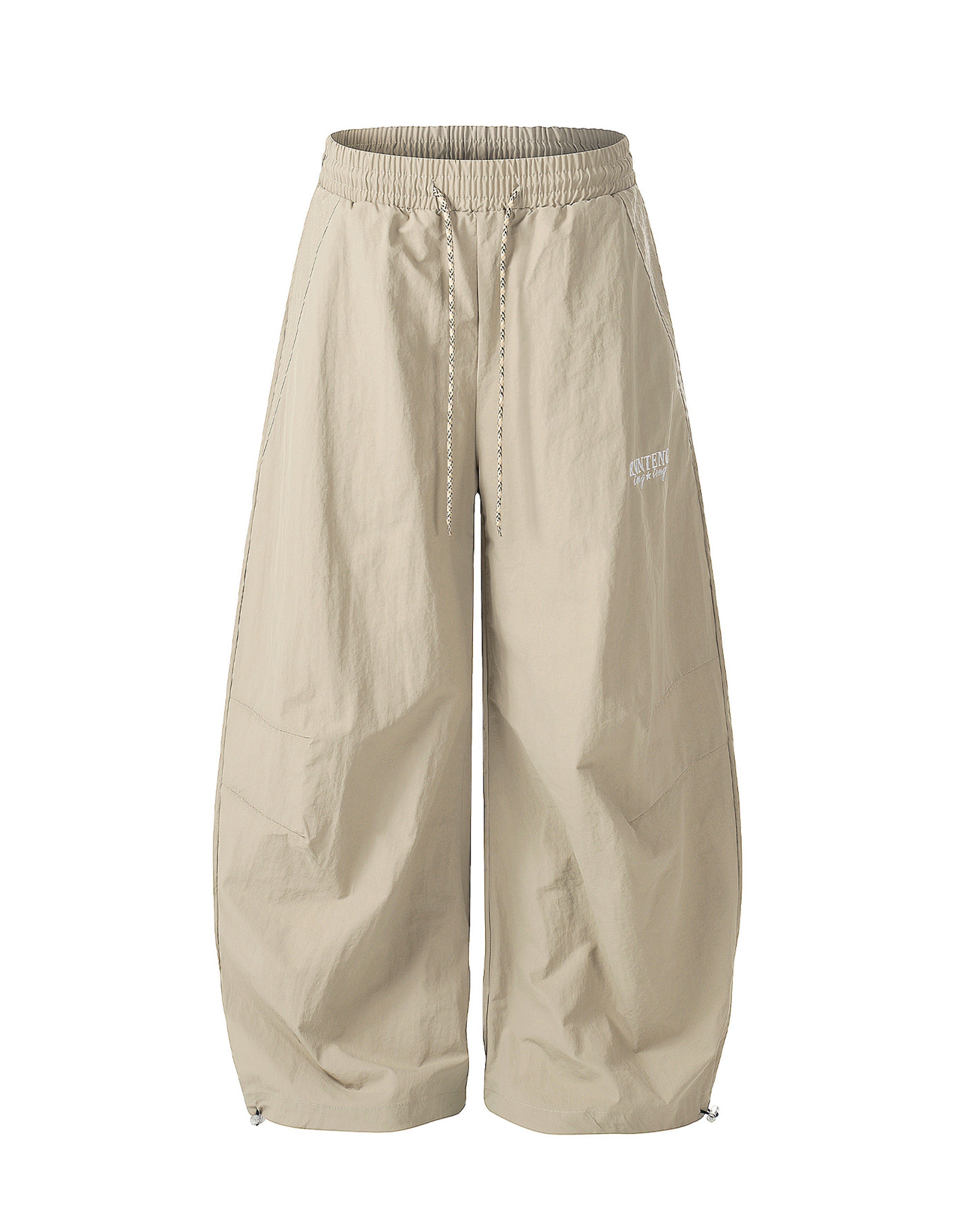 BAKYARDER Cargo Pleated Barrel Casual Pants