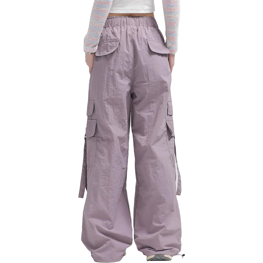 BAKYARDER Women Retro Quick-Dry Cargo Pants