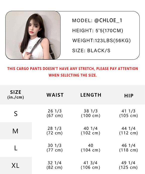 BAKYARDER Women Retro Quick-Dry Cargo Pants